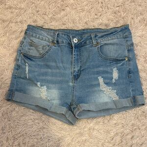Denim Blue Women's Shorts